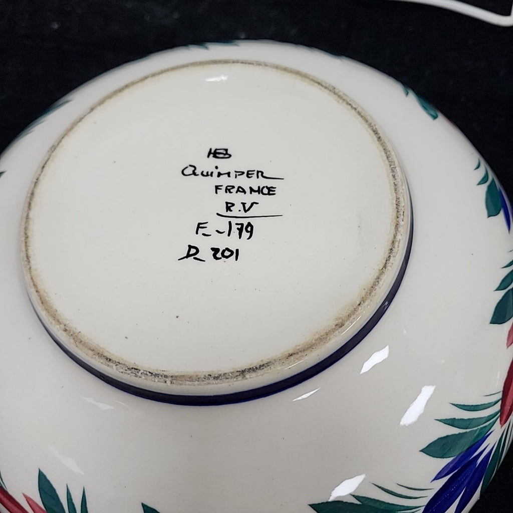 Quimper Lidded Casserole
