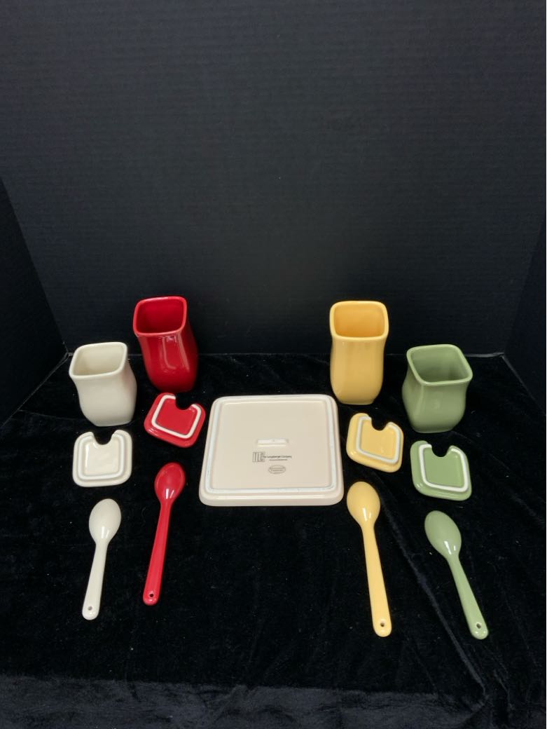 Longaberger Condiment Set
