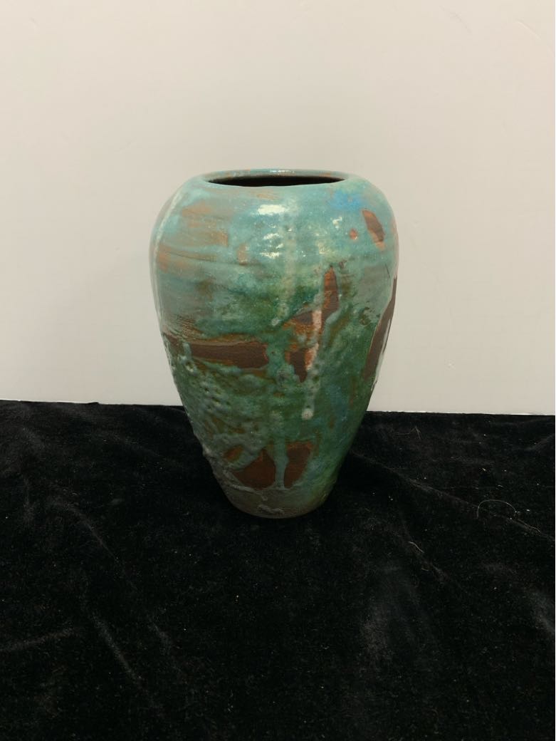 Raku Vase