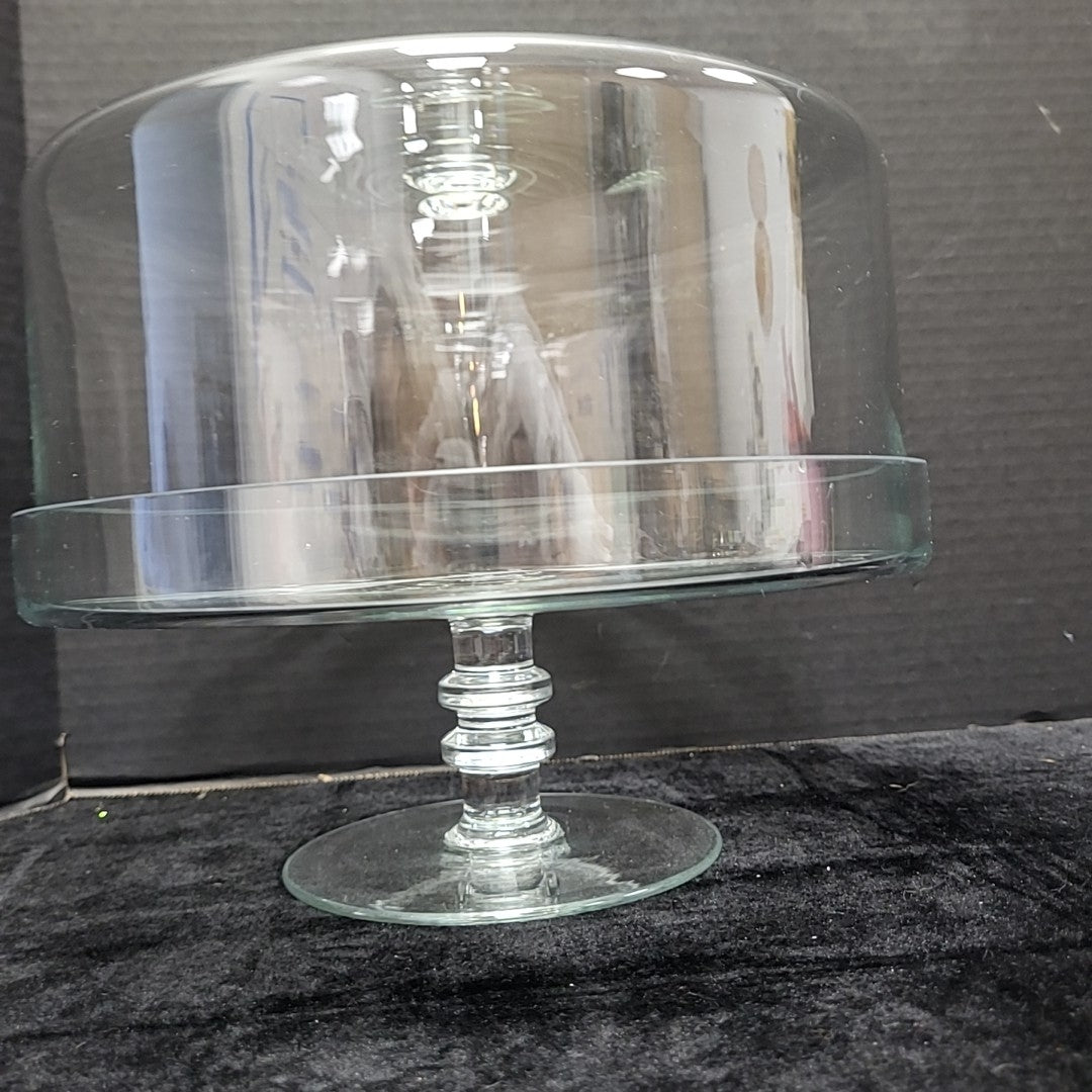 Covered Cake Plate