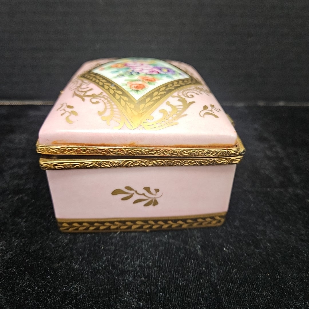 Limoges Signed Trinket Box