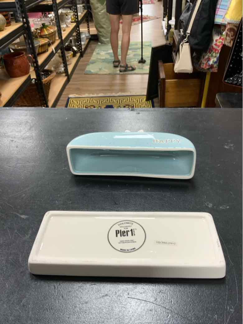 Pier 1 Butter Dish