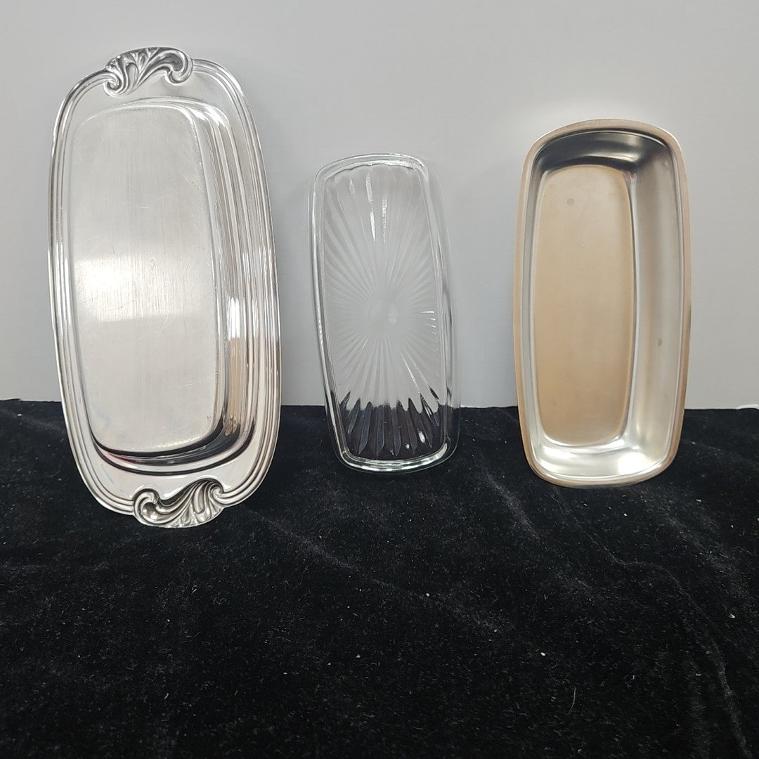 Oneida Butter Dish