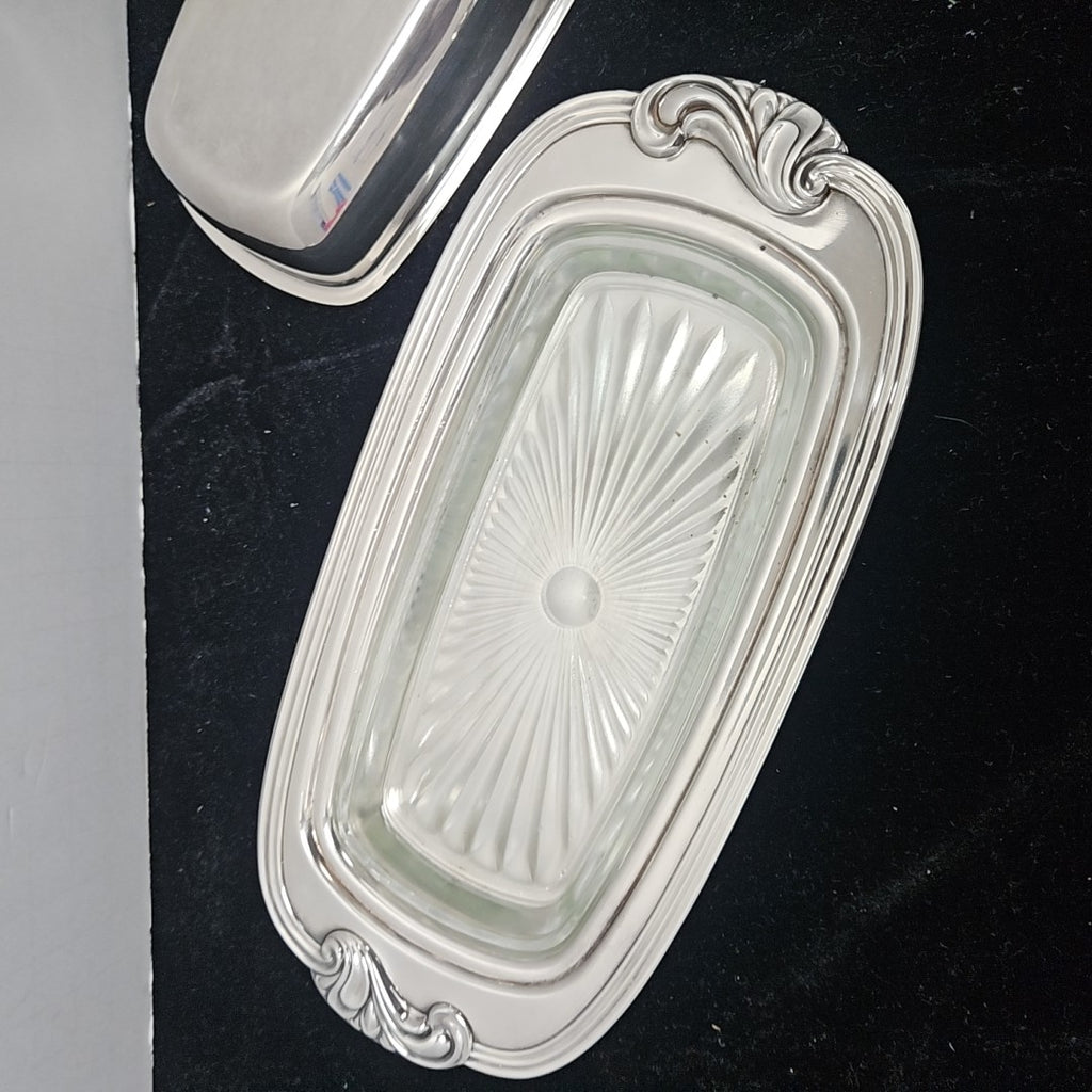 Oneida Butter Dish