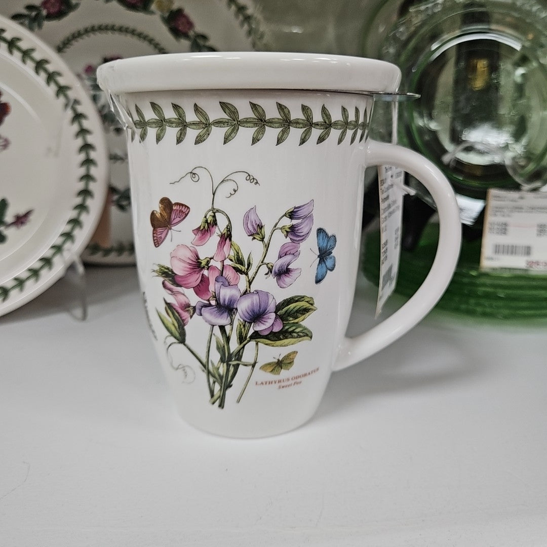 Portmeirion Tea Cup w/ Strainer