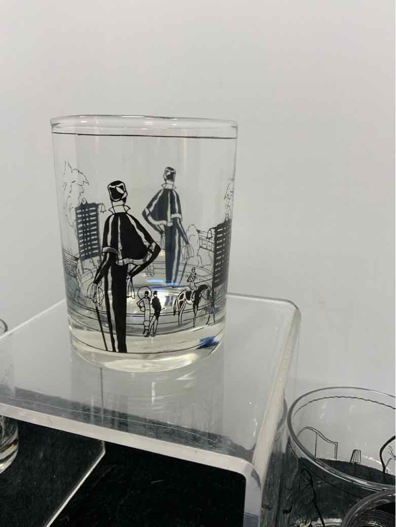 Saks Fifth Ave. Double Old Fashion Glass