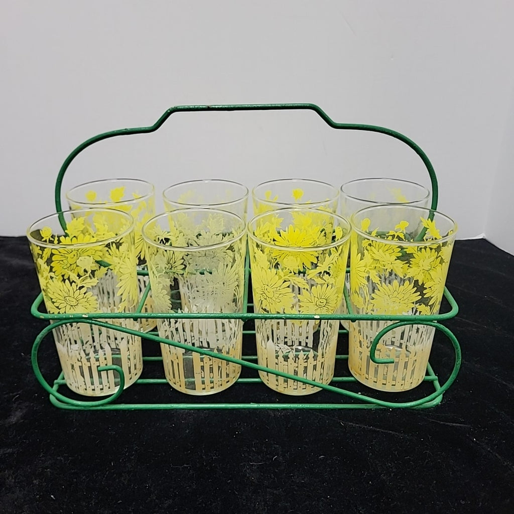 Juice Glasses w/ Holder