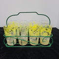 Juice Glasses w/ Holder