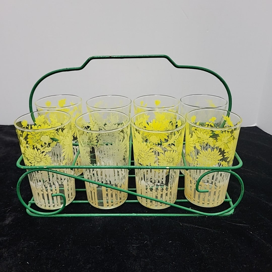 Juice Glasses w/ Holder