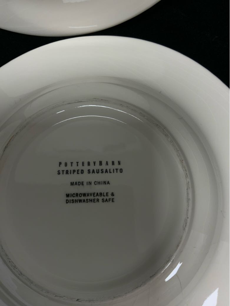 Pottery Barn Luncheon Plate