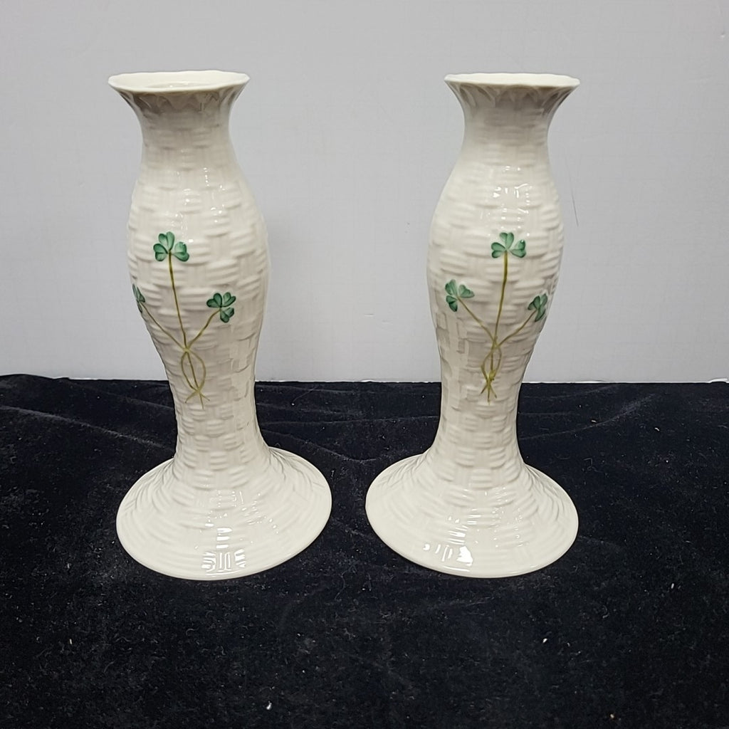 Belleek Candlestick