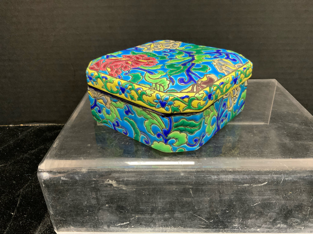 Longwy Lidded Box