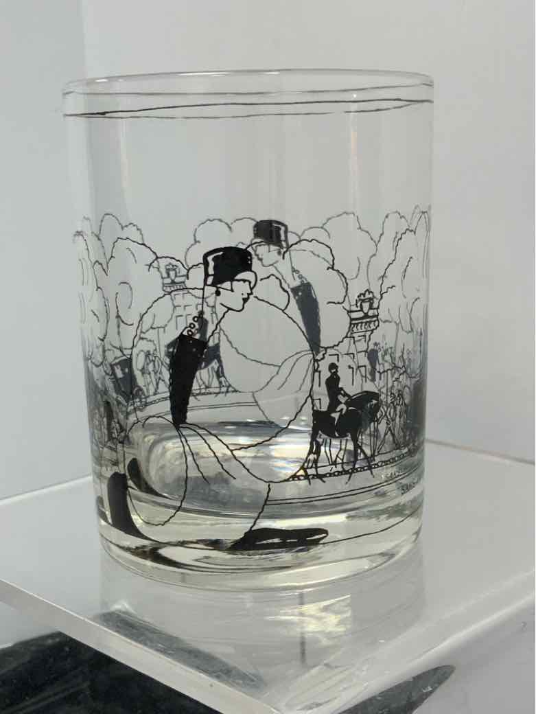Saks Fifth Ave. Double Old Fashion Glass