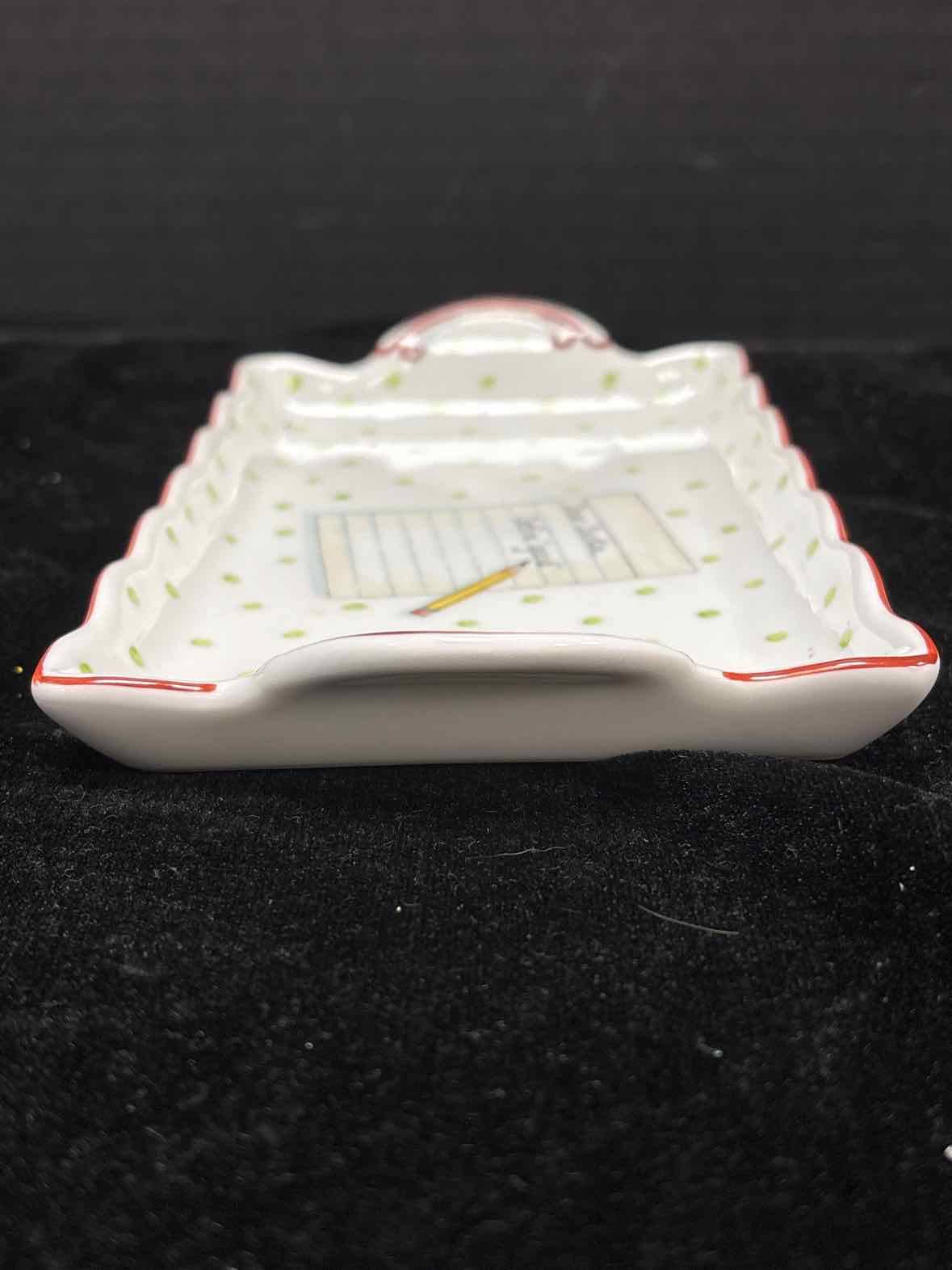 Signed Trinket Dish