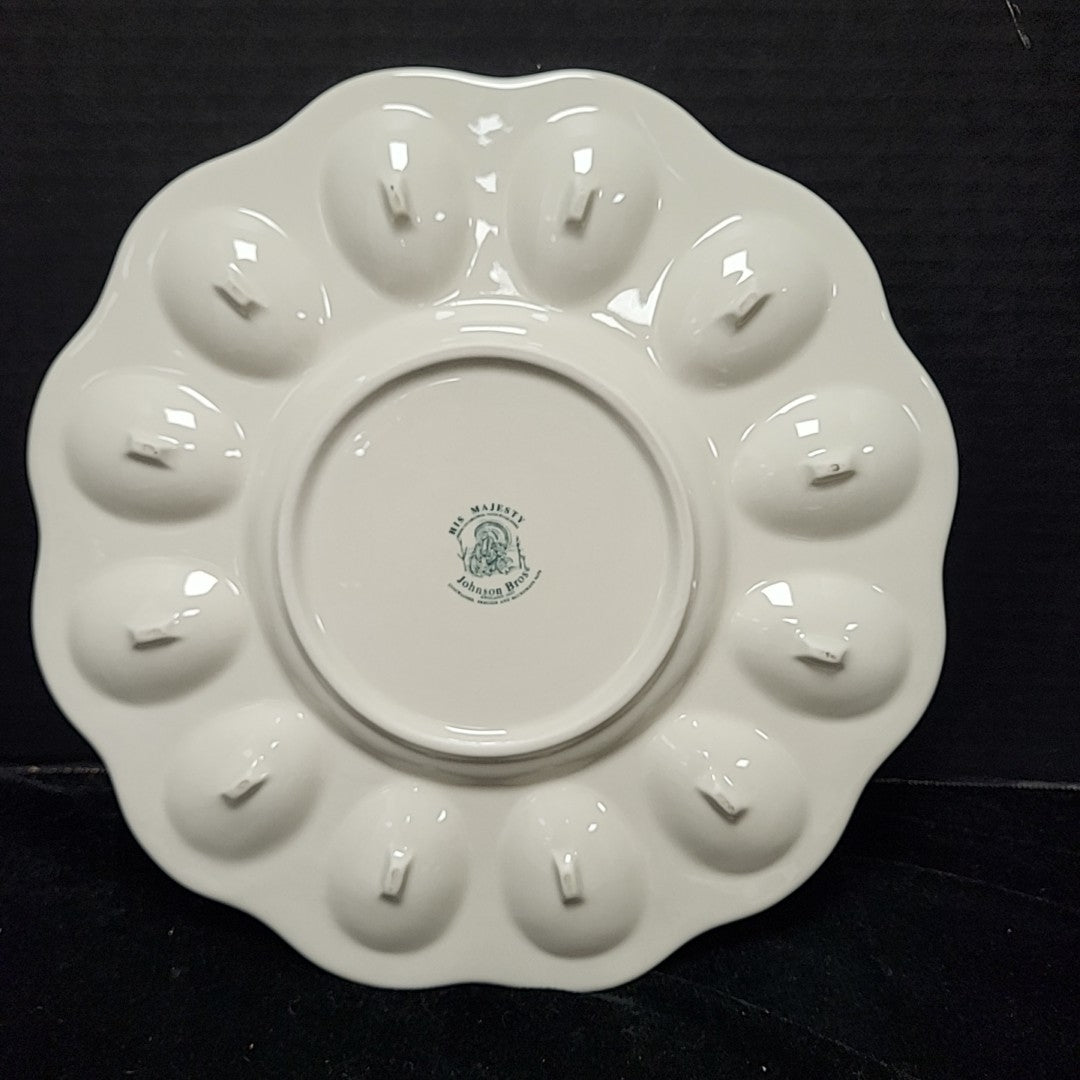 Johnson Brothers Egg Plate