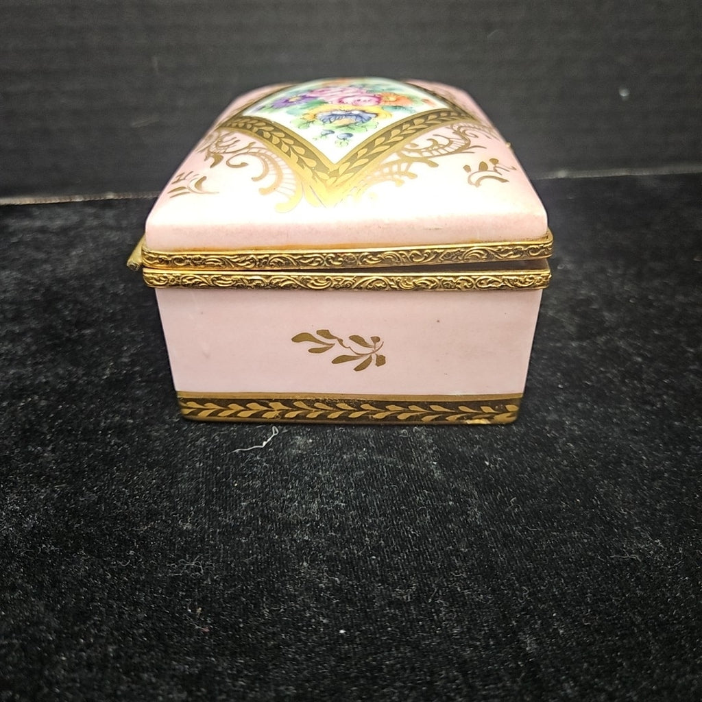 Limoges Signed Trinket Box