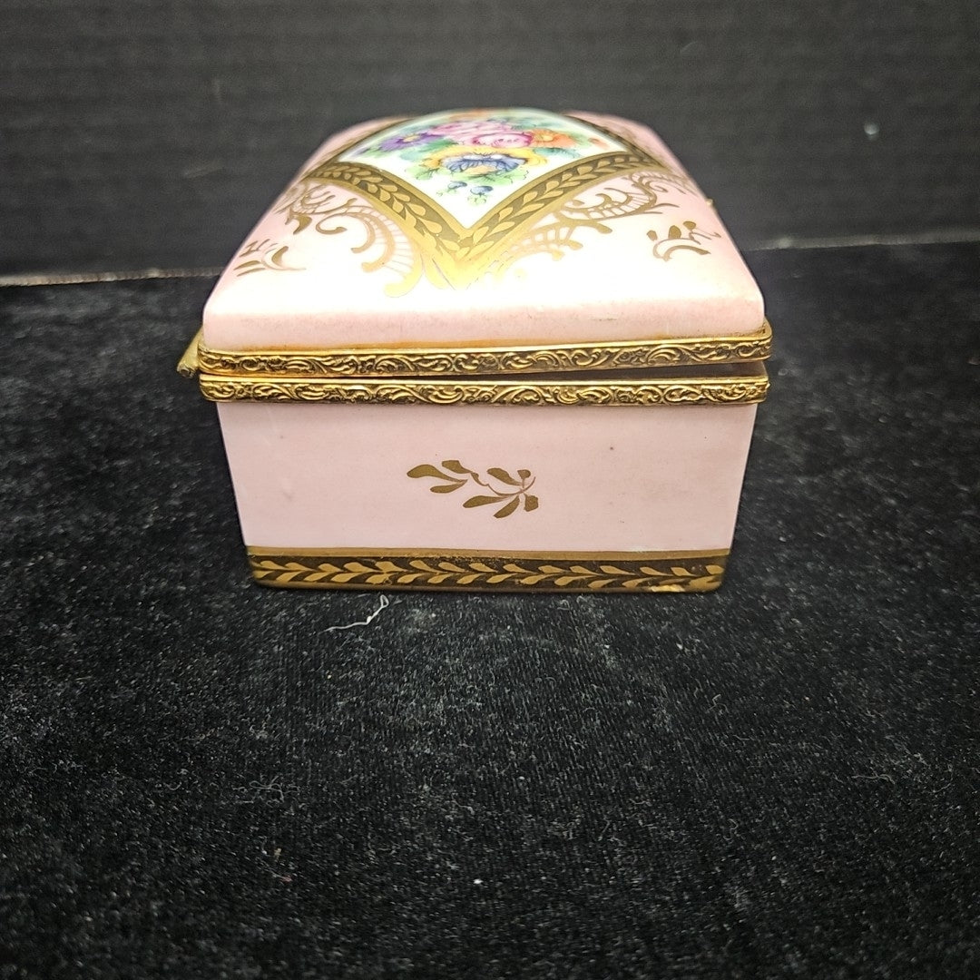 Limoges Signed Trinket Box
