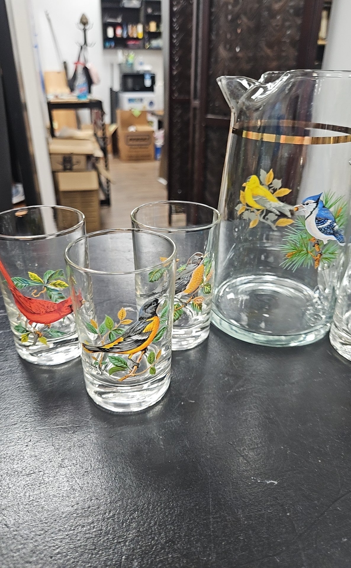 West VA Glass Juice Glass