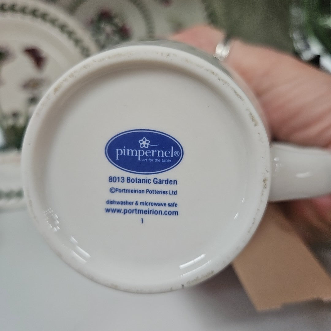 Portmeirion Tea Cup w/ Strainer