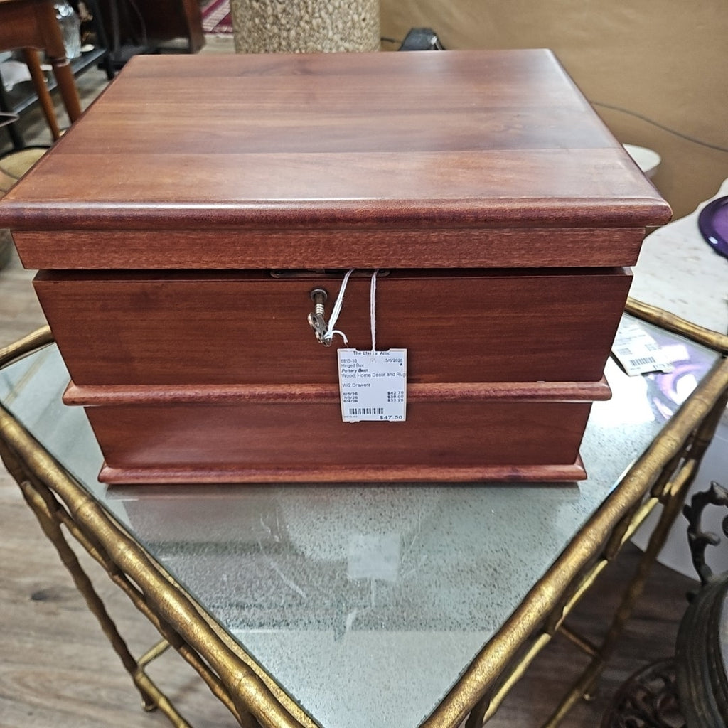 Pottery Barn Hinged Box