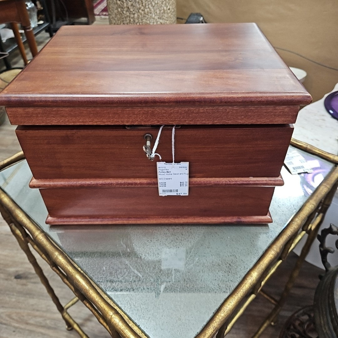 Pottery Barn Hinged Box