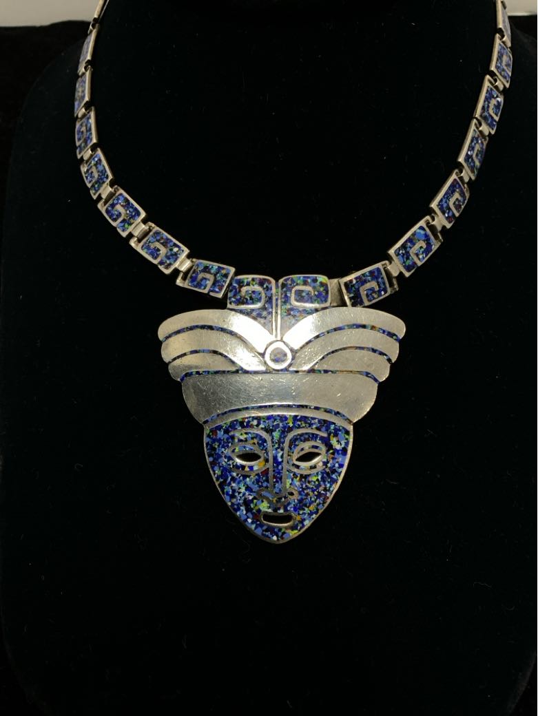 Taxco Necklace w/ Pendant/pin