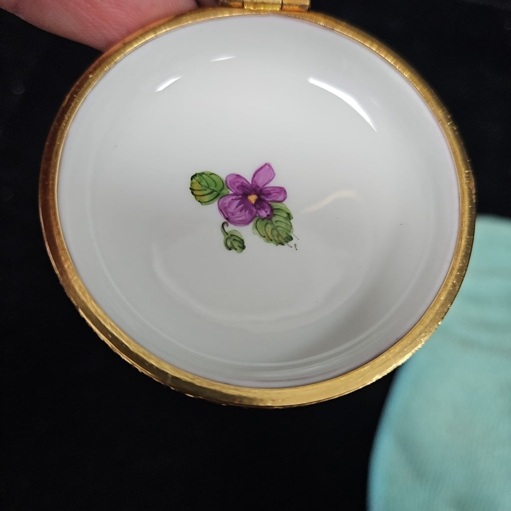 Limoges Signed Trinket Box