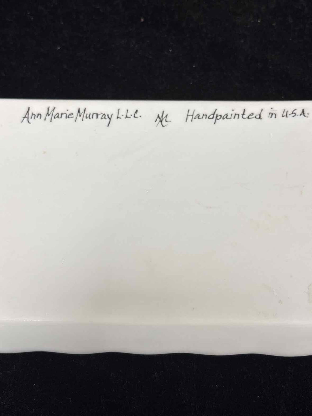 Signed Trinket Dish